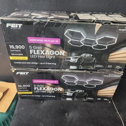 Two 5 Hexigon Led Light For Any Open Space Needing Light 
