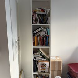 IKEA white bookcase 