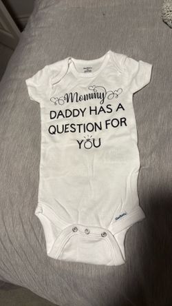 Proposal Baby Onesie 12m