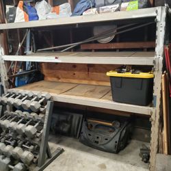 Metal / Steel & Wood Shelves