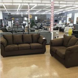 Darcy Cafe Living Room Set /couch /Sofa and Loveseat 