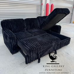 Reversible L-Sectional Sofa, Bed With Pullout Couch And Storage Chaise NEW IN BOX