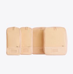 NWT - BEIS Compression Packing Cubes 4 pc  in Beige