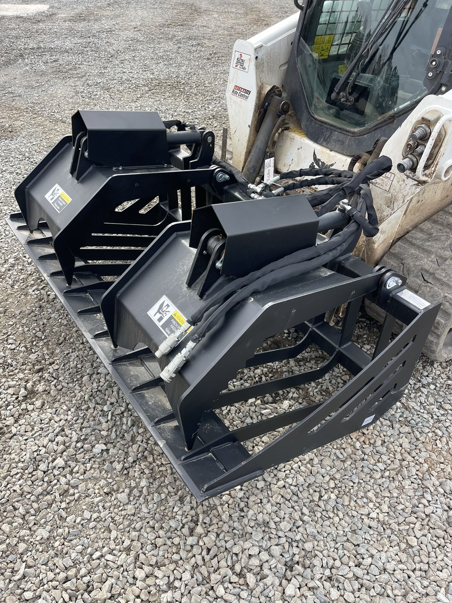 72” Rock Log Grapple Attachment for Skid Steer