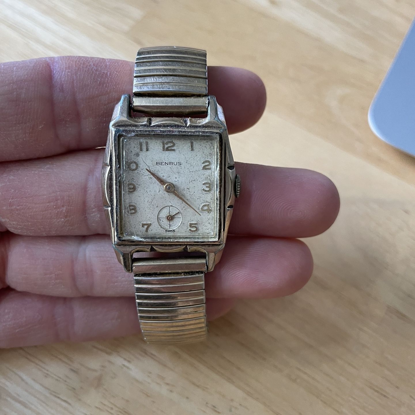 Benrus Watch 10k Rgp Bezel Vintage Lady BENRUS 10K RGP Bezel