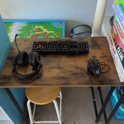 Omen Gaming Keyboard, Mouse, And Roccat Elo Gaming Headset
