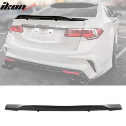 Fits 2009-2014 Acura TSX Sedan R Style Highkick Trunk Spoiler Wing Gloss Black ABS