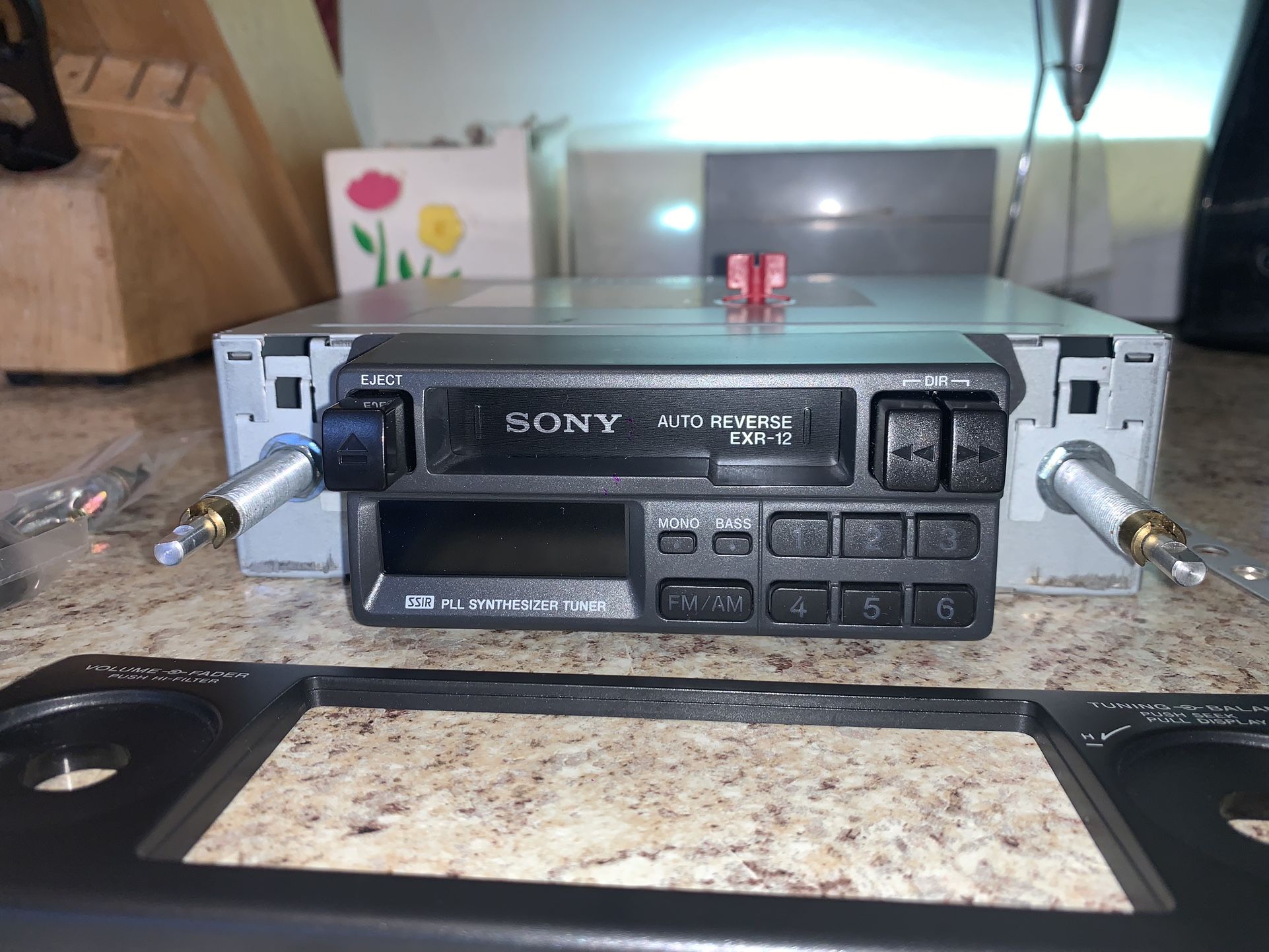 NOS Sony Shaft Mounted Knob Car radio 