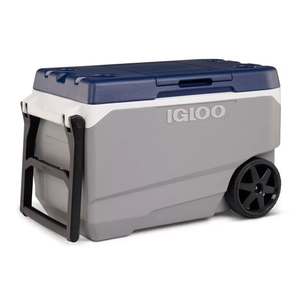 Igloo 90
QT Ice Chest, Heavy Duty, High Performance Insulated Cooler Threaded Cup Holders, Maxcold Flip and Tow Cooler