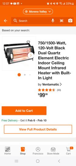 Garage Heater And Light