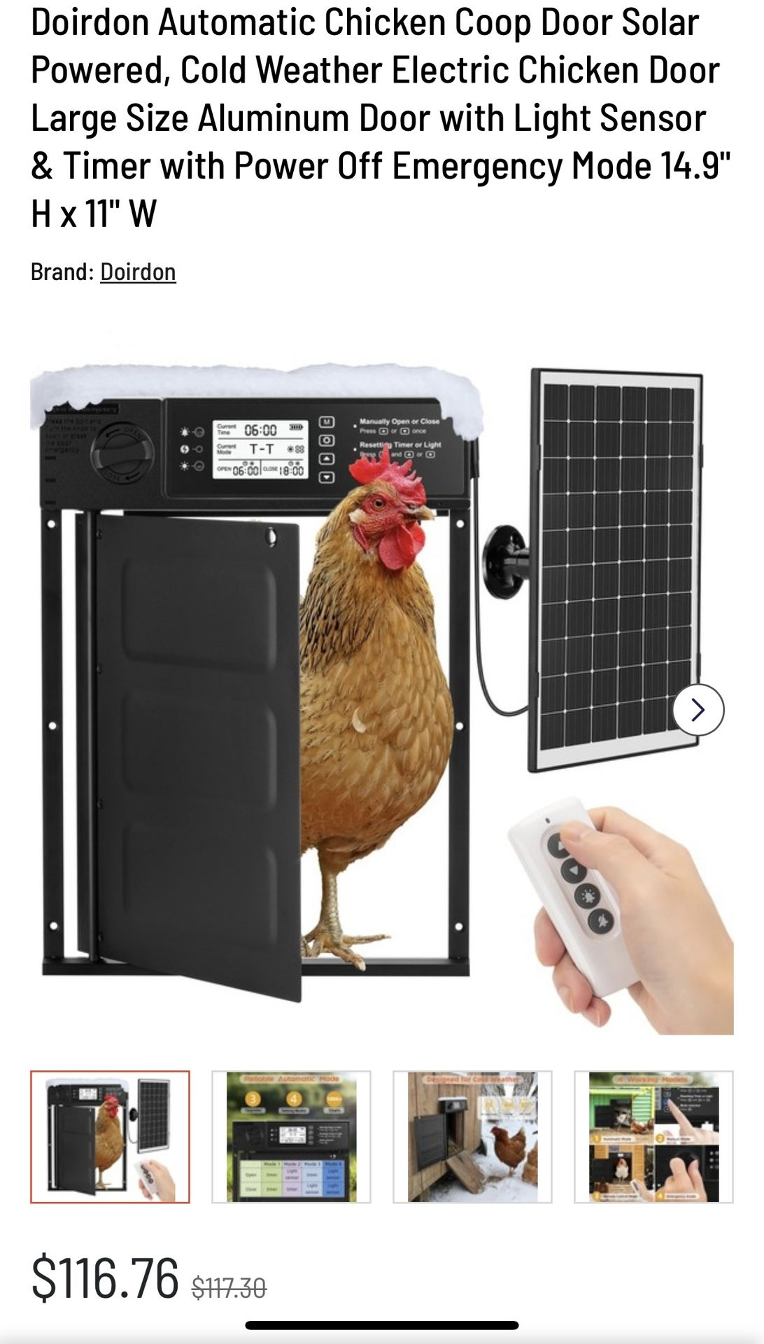 Automatic Chicken Door