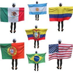 TEAMS BODY FLAG 3' x 5' CAPE FAN FLAGS BANNER 3x5 ft