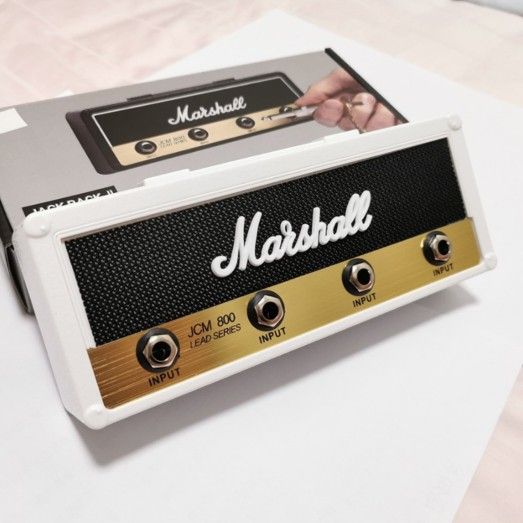 ☆Brand NEW IN BOX White Amp Rack Vintage Guitar Amplifier Key Holder Jack Rack 2.0 Marshall JCM800 Marsh