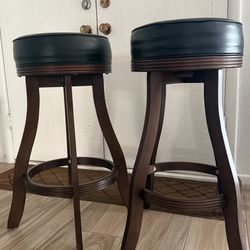 2 Backless Bar Stools