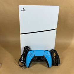 Sony PlayStation 5 Slim Disc Edition 1TB White Console Gaming System CFI-2015