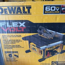 DEWALT FLEXVOLT 60V MAX Cordless Brushless 8-1/4 in. Table Saw Kit (Tool Only) NEW