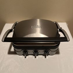 Cuisinart Griddler Indoor Grill, Griddle, and Panini Press