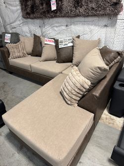 SECTIONAL (couch, sofa) !!NO CREDIT NEEDED !! TAKE IT HOME TODAY!! 🚛 SAME DAY DELIVERY AVAILABLE 🚚 Se Habla Español