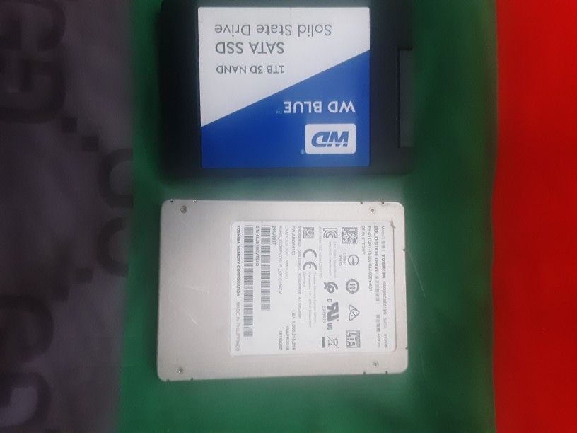 1 Terabyte SSD Drives bundle. Tested And Opetational.