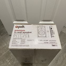 Polk Audio IW65 In-Wall Speaker | NEW!
