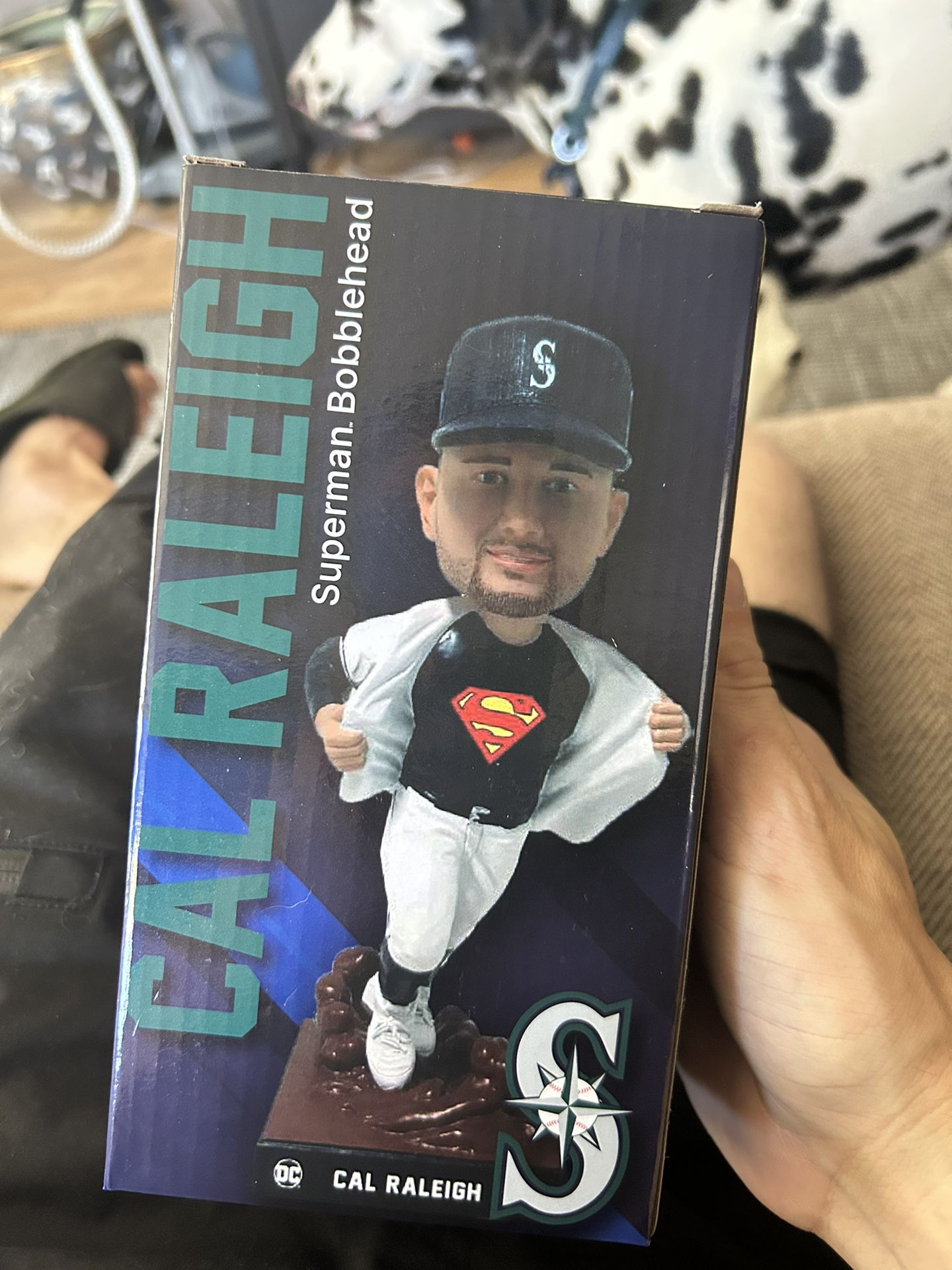 Cal Raleigh Bobble head DC SUPERMAN for Sale in Seattle, WA