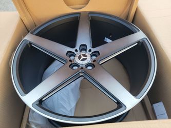 22" New Staggerd Wheels With New Tires For MERCEDES BENZ S550/S560 COUPE/CONVERTIBLE