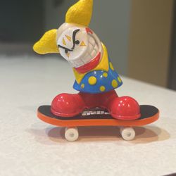 Vintage 2001 Zobo Clown Tech Deck Dude With Board