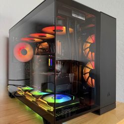 RTX 5080 AMD RYZEN 9800X3D 2TB NVME SSD 32GB DDR5 6000 Gaming and Streaming Productivity AI PC Deskop