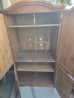 Free large cabinet on curb