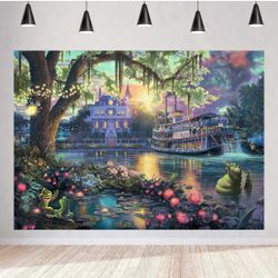 Tiana Princess And The Frog Backdrop 9’x6’