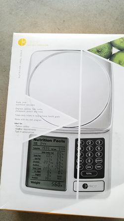 Nutrition label scale