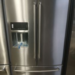 Brand New Kitchen Aid Stainless Steel Fridge Bottom Freezer 