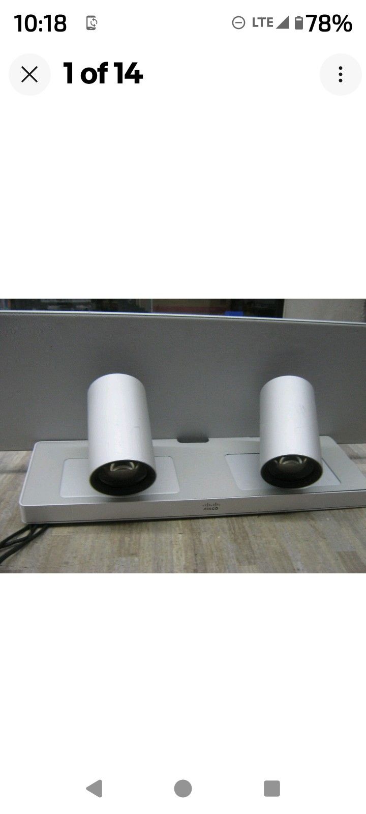 Cisco CTS-SPKER-TRACK60 TelePresence Speakertrack 60 Camera