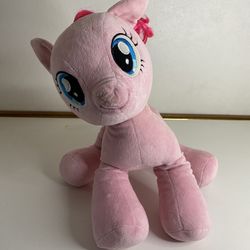Build A Bear My Little Pony Pinkie Pie Stuffed Plush Doll Balloons Pink 16”