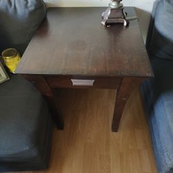Solid Wood End Table