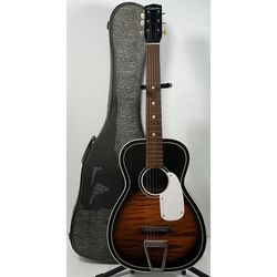 1966 Vintage Silvertone Harmony H604 Parlor Acoustic Sunburst Guitar