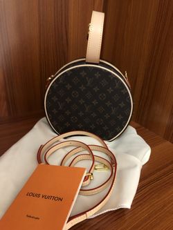 Authentic Louis Vuitton Round Handbag Shoulder Bag Crossbody Bag