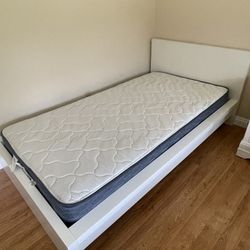 IKEA Twin Bed Frame and Mattress 