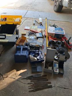 Large Mixed Tool Lot with Cases and Accessories