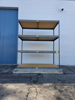 Used 72 in W x 48 in D Shelving Racks Stock Supply Shelves Similar To Uline Delivery Available