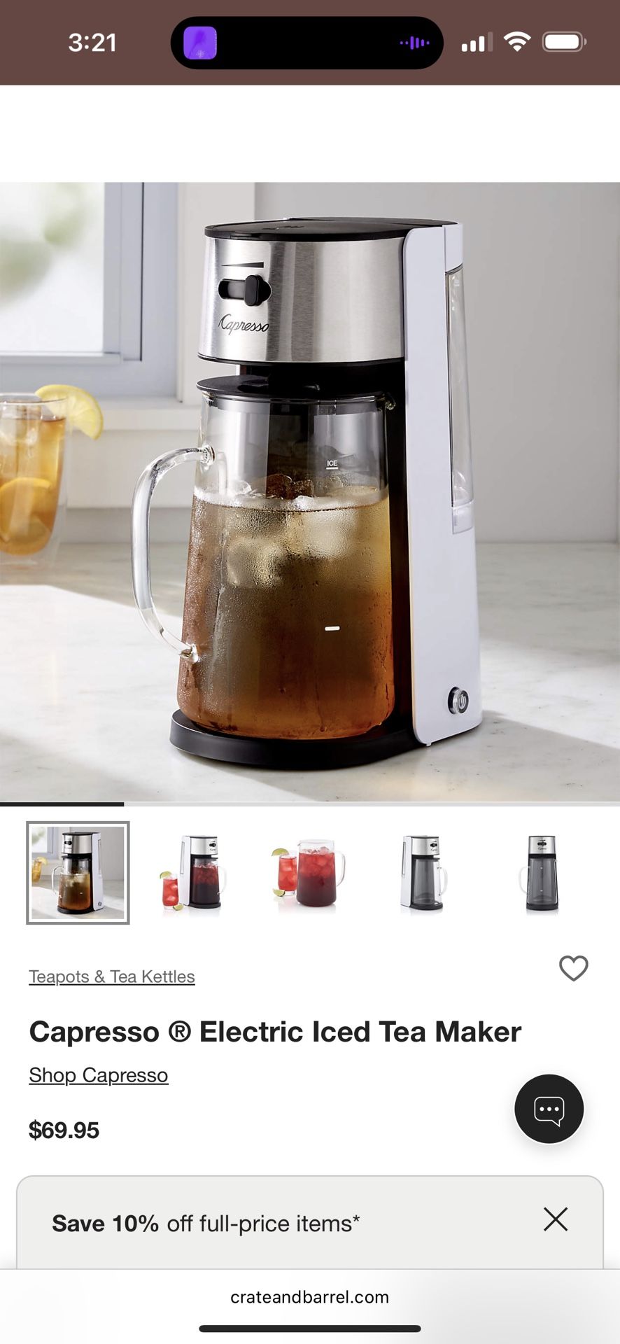 Capresso Tea Maker