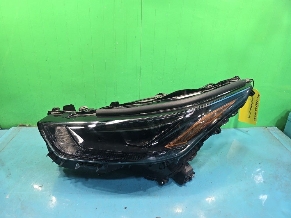 Headlight Highlander 2020 2021 2022 2023 2024 2025 OEM