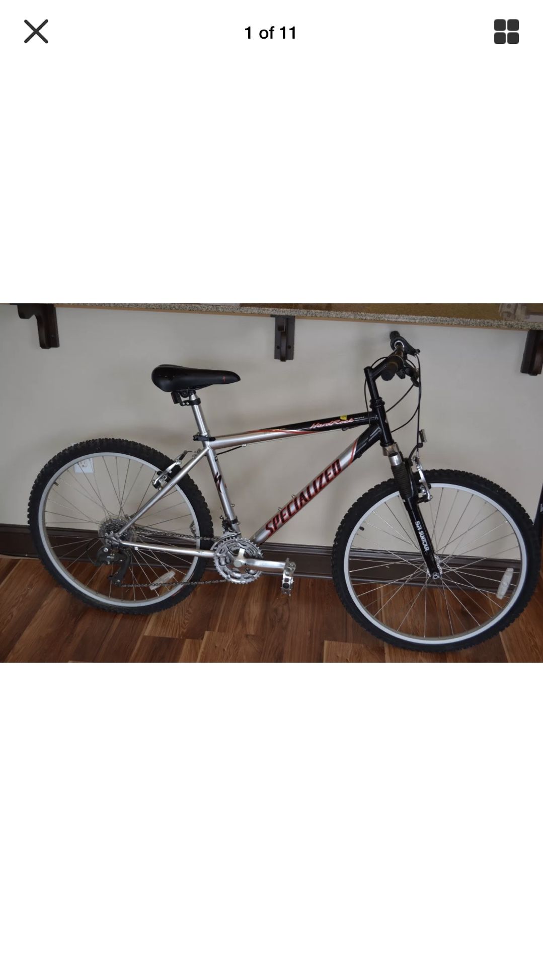 Hard rock specialize mountain bike