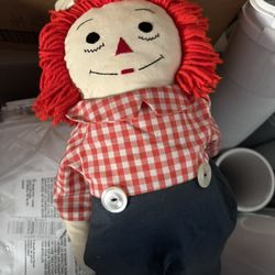 “raggedy Anne” Andy Doll -vintage