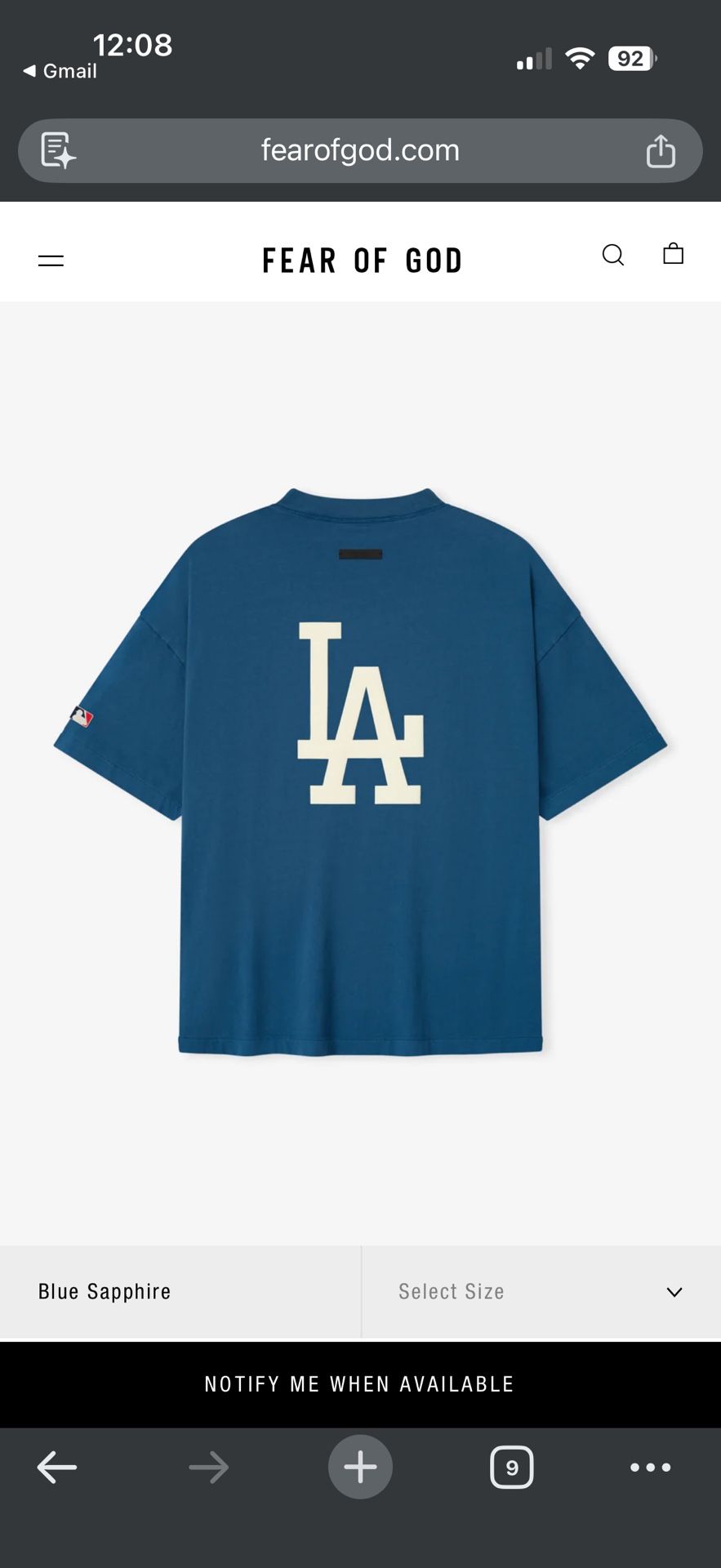 Fear Of God Essentials LA