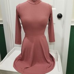 Forever 21 Dusty Pink Stretchy Dress