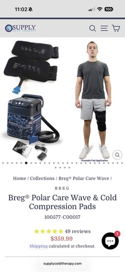 Bregg polar care Cold And Compression Machine With Knee Attachment