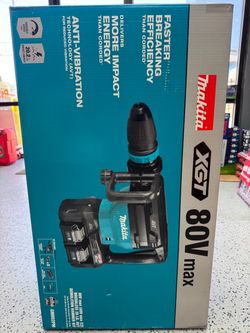 Makita XGT 80V Max Brushless Demolition Hammer Kit