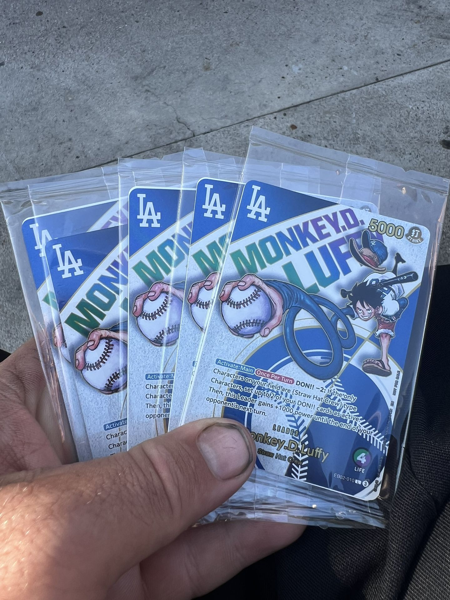 Dodgers One Piece Card Game