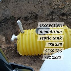 Excavation Demolition Septic Tank 